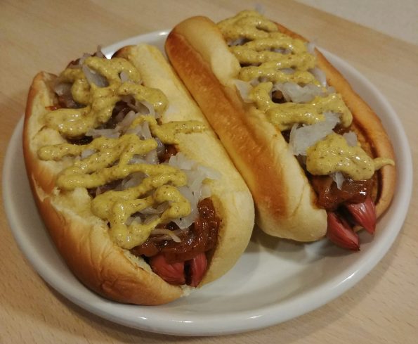 new york hot dog onion sauce sauerkraut spicy mustard beastie boys