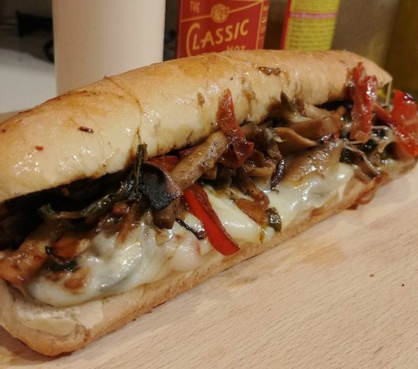 mushroom melt provolone peppers onions offspring
