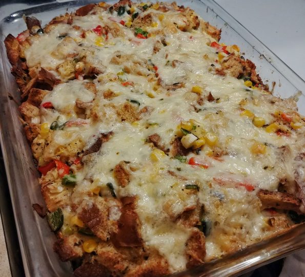 freestyle bread pudding savoy mexican corn peppers freestylers