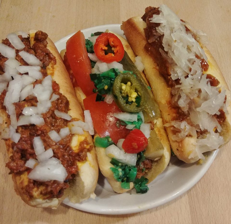 vegan hot dogs trio detroit chicago new york dogs of lust the the
