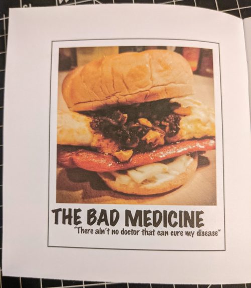 bad medicine breakfast dog